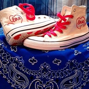 Chuck Taylor Uniquely Designed Junior Converse All Star high tops ❤️